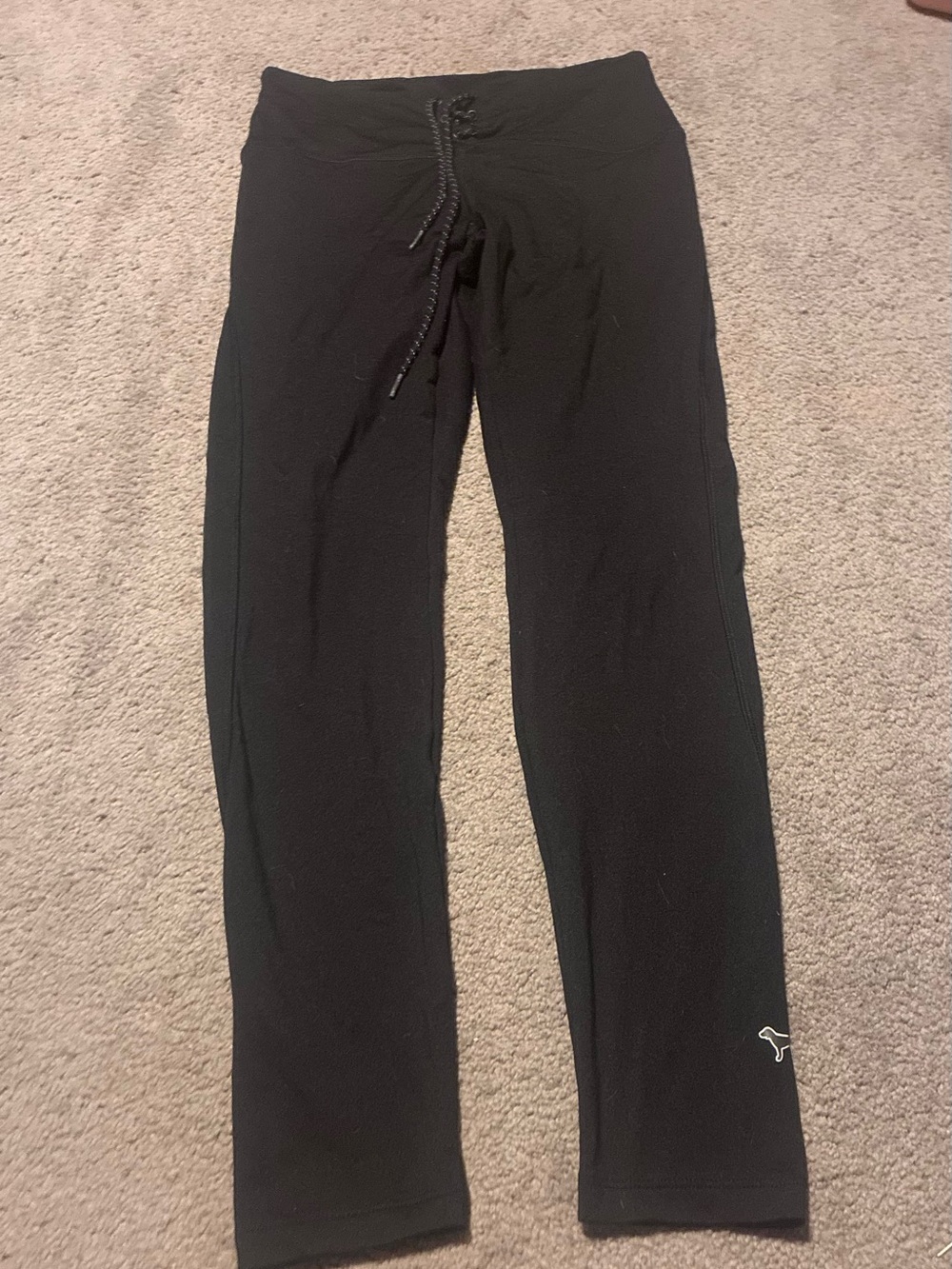 Women's Victoria's Secret medium Pink Cozy drawstring leggings